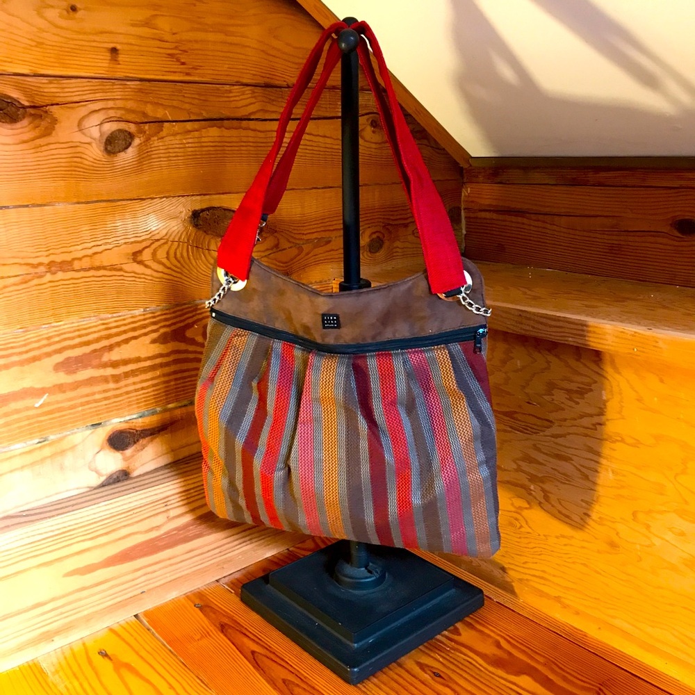 Lisa Lill Studio Fall Autumn Harvest Hobo Shoulder Bag, EUC, 15”